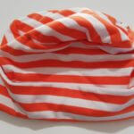Orange & White Stripe