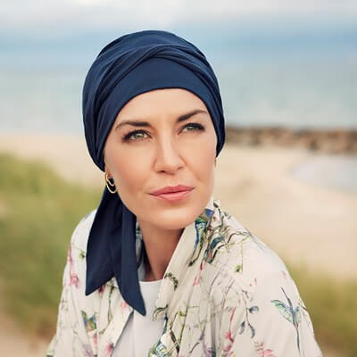 - Chemotherapy turban, beret, hats for alopecia, chemo loss, buff