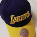 Lakers Purple Yellow Snapback Cap